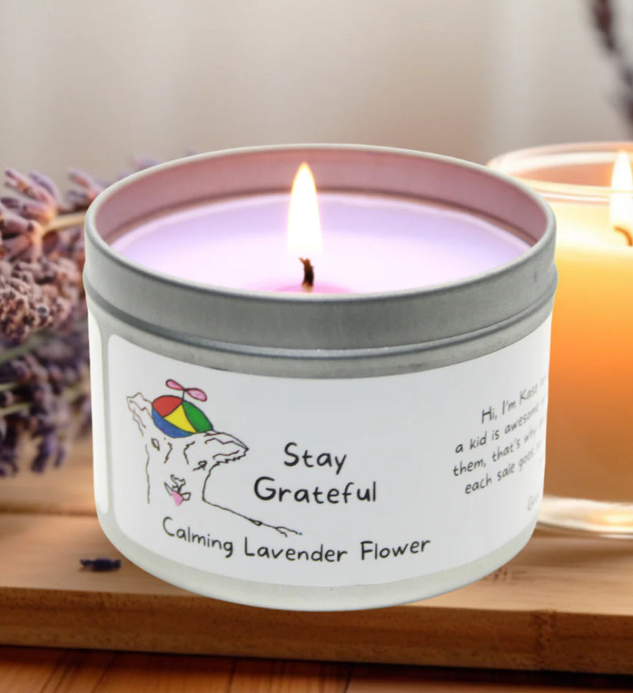 Stay Grateful - Calming Lavender Flower